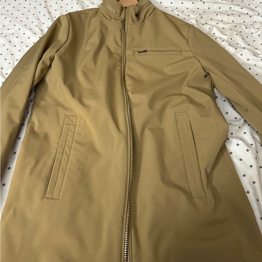 Kenneth Cole New York Tan polyester Jacket Medium